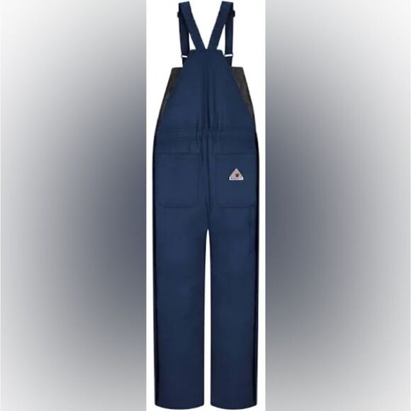 Bulwark Fire resistant Bib Overalls Lightweight Nomex Insulated size Large Tall - Picture 1 of 7